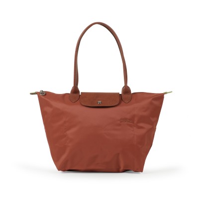 Le Pliage Green L Shoulder bag in Chataigne