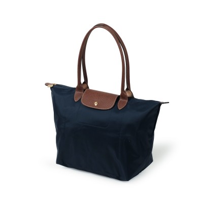 Le Pliage Original L Shoulder Bag in Navy