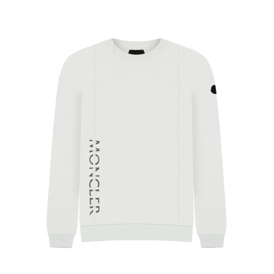 Sweatshirt Logo Patch Drawstring Chinos in White