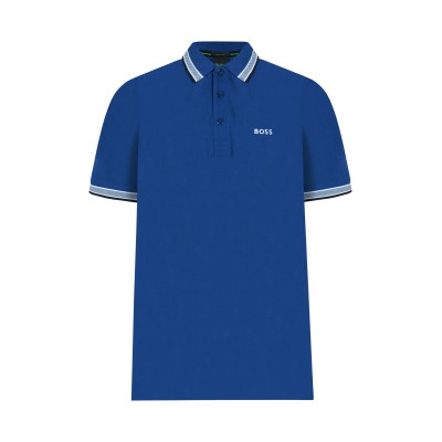 Polo Paddy 432 Blue Logo White