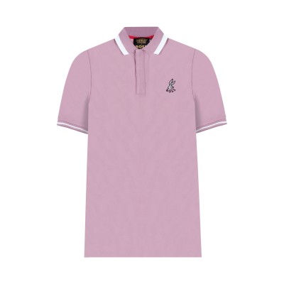 X Looney Tunes Polo 686 LNY Edition in Pastel Pink with Logo Black