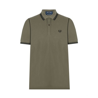 Polo Twin Tipped Uniform Green Black