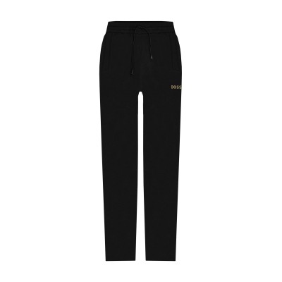 Hadim 1001 Tracksuit Black With Contrast Logo Gold