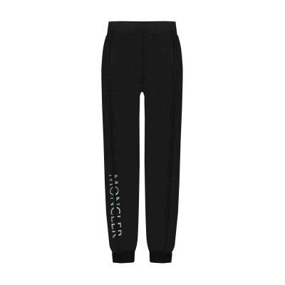 Felpa Jogger Pants Black With Logo All Black