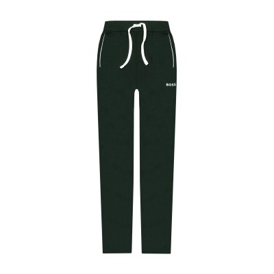 Mix & Match 343 Jogger Pants Dark Green Logo White