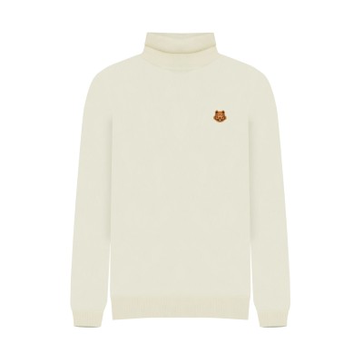 Sweatshirt Roll Neck Ecru