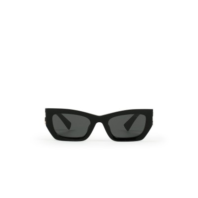 09WS Logo Sunglasses in Black GHW