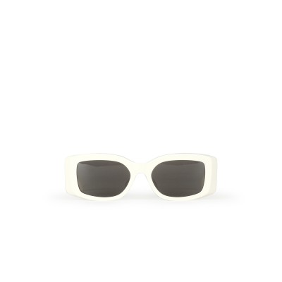 Triomphe XL 01 Sunglasses in Acetate White