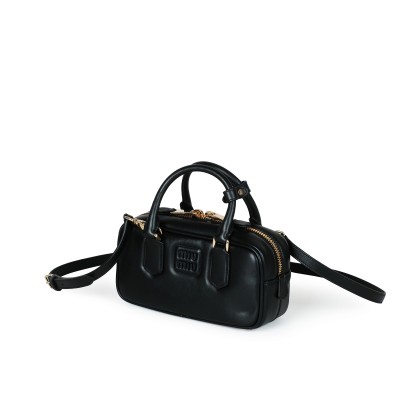 Arcadie Leather Bag in Black