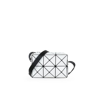 Issey Miyake Cuboid Cross Body Bag in Light Grey