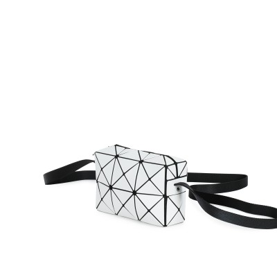 Issey Miyake Cuboid Cross Body Bag in Light Grey