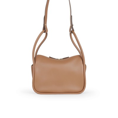 Darling Leather Handbag in Caramel