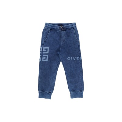 Kids 4G Jogger Pants in Denim Blue