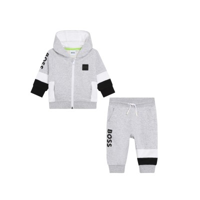 Baby 1Set Hoodie And Jogger Pants Light Grey