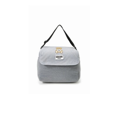 Teddy Toy Patch Baby Changing Bag Grey