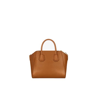 Mini Antigona Bag in Soft Tan Leather