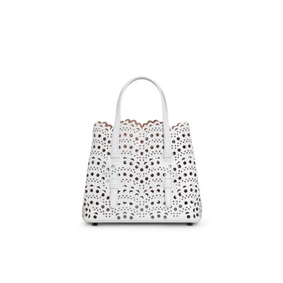 Mina 20 Bag in Vienne Calfskin in Optic White