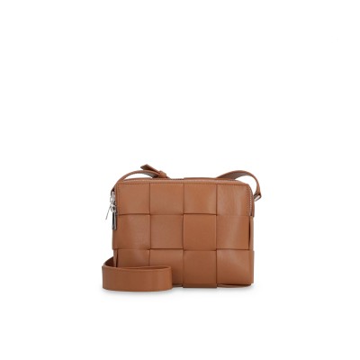 Cassette Messenger Bag in Brown