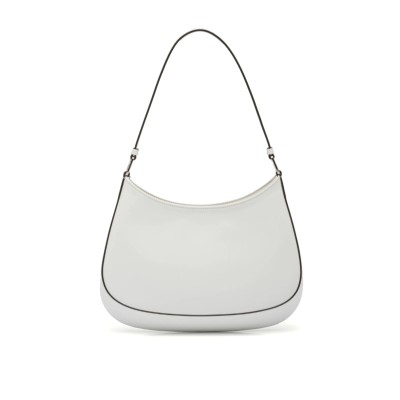 Cleo Leather Shoulder Bag in White