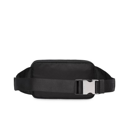 Logo Plaque Belt Bag Nylon in Black