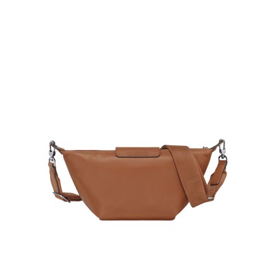 Le Pliage Xtra XS Crossbody Bag in Cognac Leather