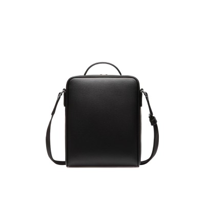 Mythos Crossbody Bag in Black Leather