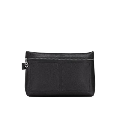 Le Foulonne Toiletry Case in Black Leather