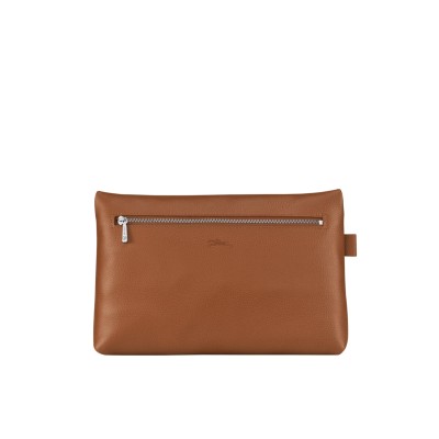 Le Foulonne Toiletry Case in Caramel Leather