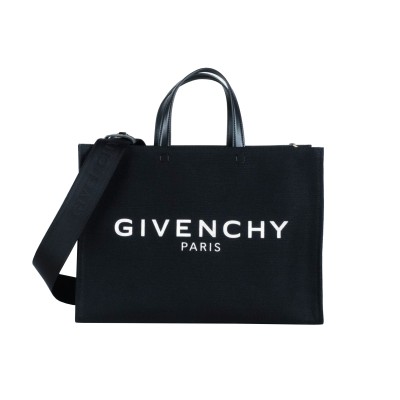 G-Tote Bag Medium Canvas Black