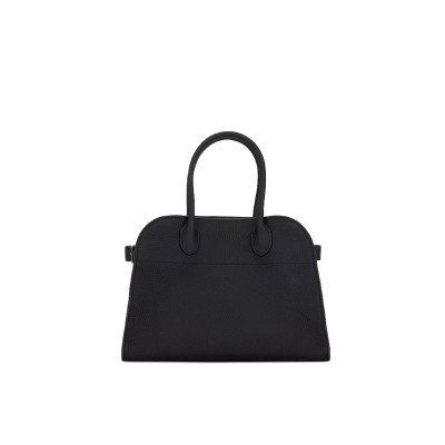 Soft Margaux 10 Bag in Black Grained Leather