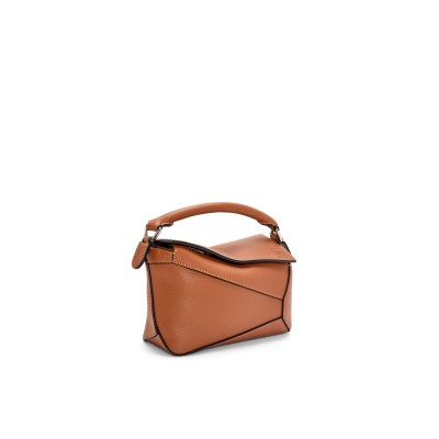 Mini Puzzle Bag in Classic Calfskin Tan