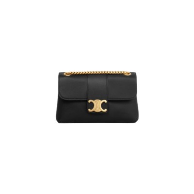 Teen Victoire Bag in Supple Calfskin Black