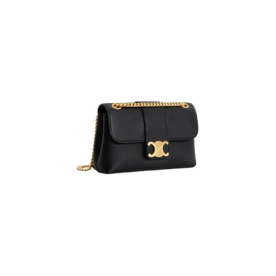 Teen Victoire Bag in Supple Calfskin Black