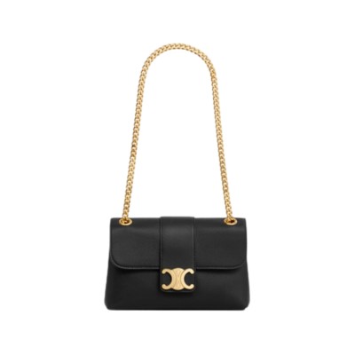 Teen Victoire Bag in Supple Calfskin Black