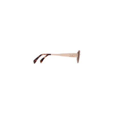 Triomphe Metal 01 Sunglasses Rose Gold / Brown