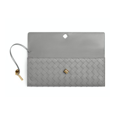 Andiamo Clutch Top Handle in Sterling