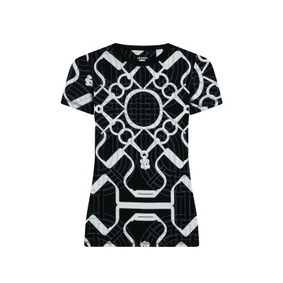 Mors a Jouets Detoure Tatoo Straight Tshirt Noir