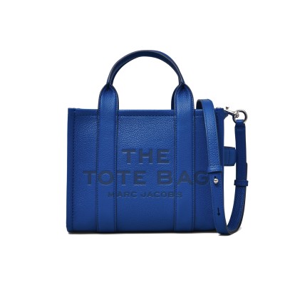 The Leather Medium Tote Bag Cobalt