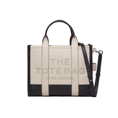 The Colorblock Medium Tote Bag Ivory Multi