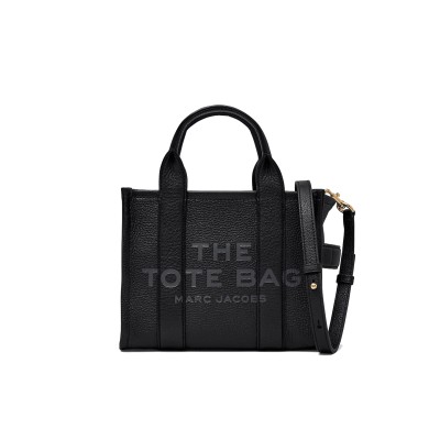 The Leather Small Tote Bag Black