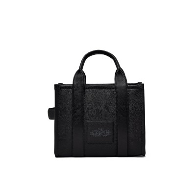 The Leather Small Tote Bag Black