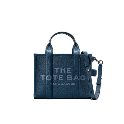 The Leather Small Tote Bag Blue Sea