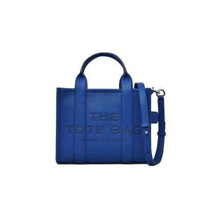 The Leather Small Tote Bag Cobalt