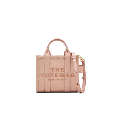 The Leather Micro Tote Bag Rose