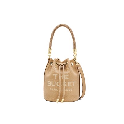 The Leather Bucket Bag Camel