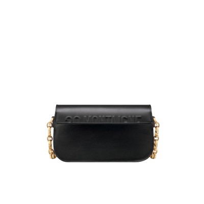 30 Montaigne Avenue  Bag Black Box Calfskin