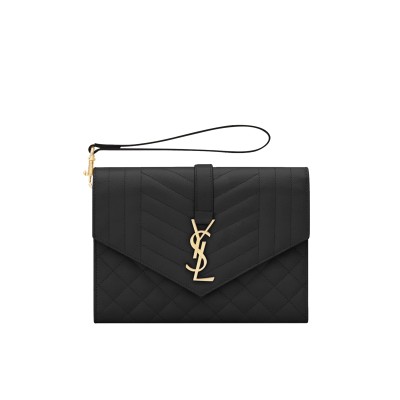 Envelope Pouch Monogram Black