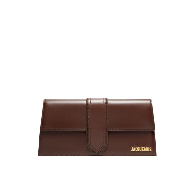 Le Bambino Long  Flap Bag Brown