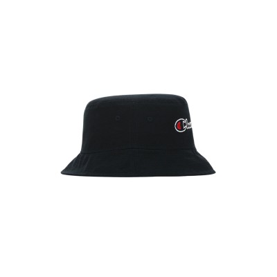 Bucket Hat Black Garment With Logo Navy