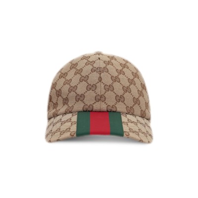 Original GG Baseball Cap in Beige And Ebony